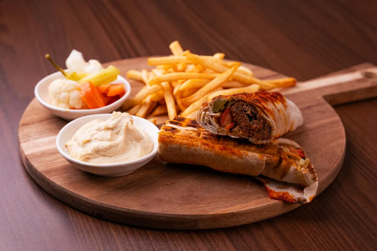 Kabab Wrap at Arabisca