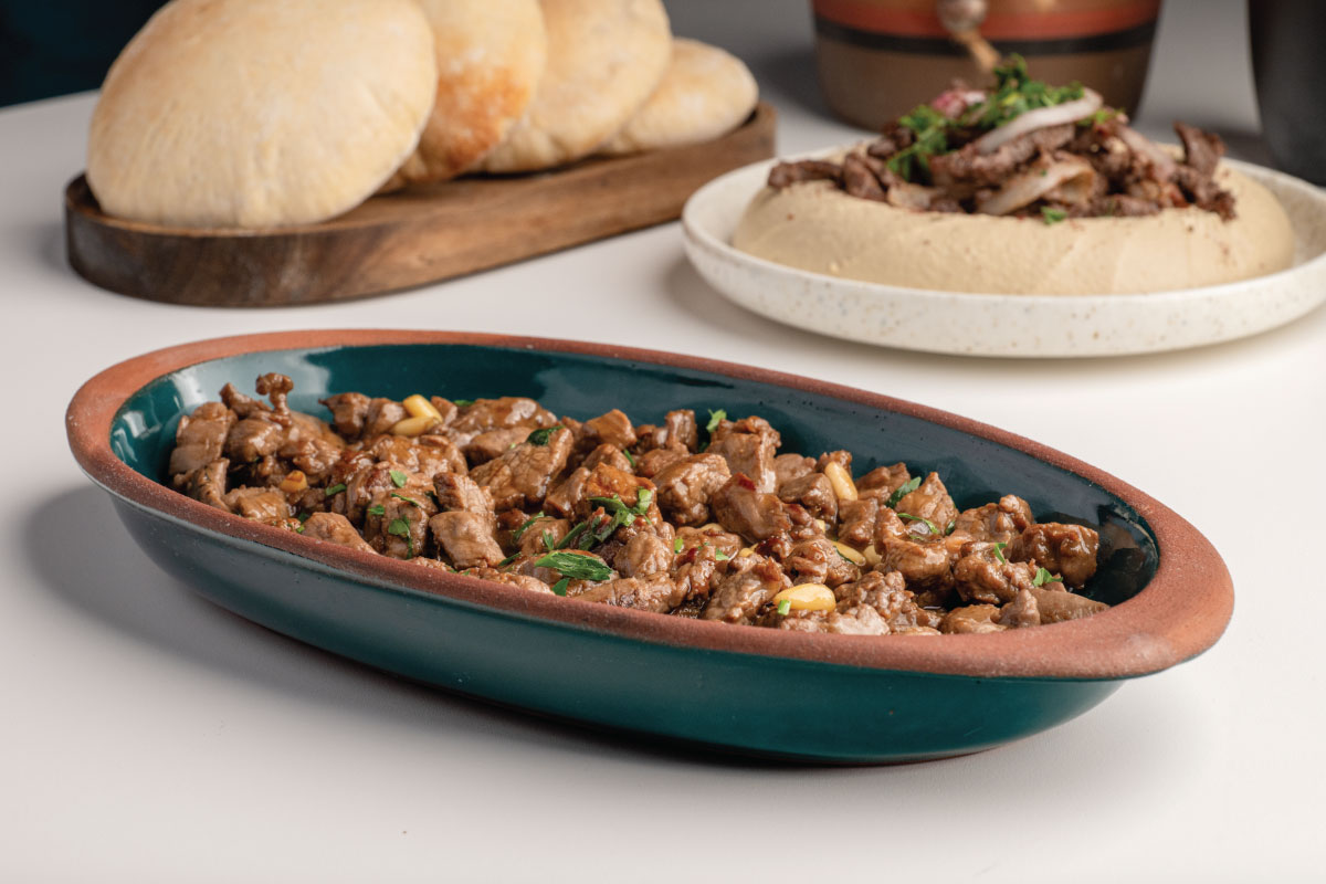 Pomegranate Beef at Arabisca
