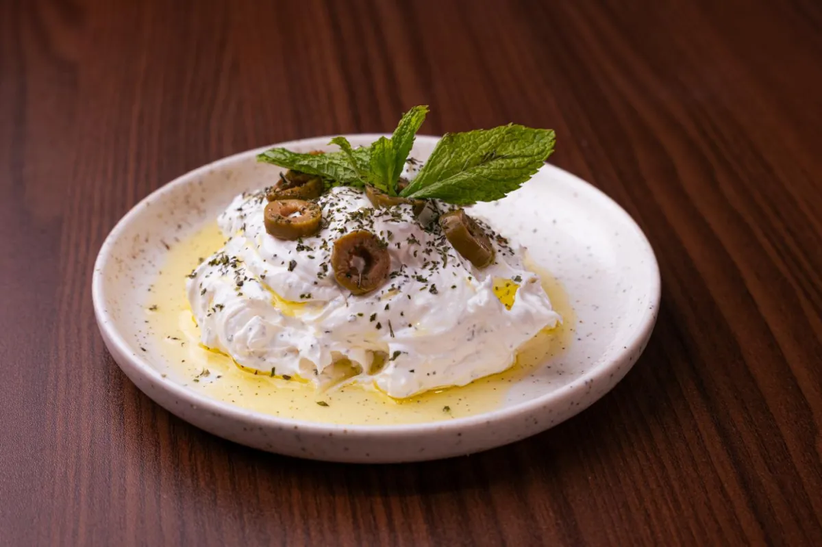 Garlic Herb Labneh at Arabisca
