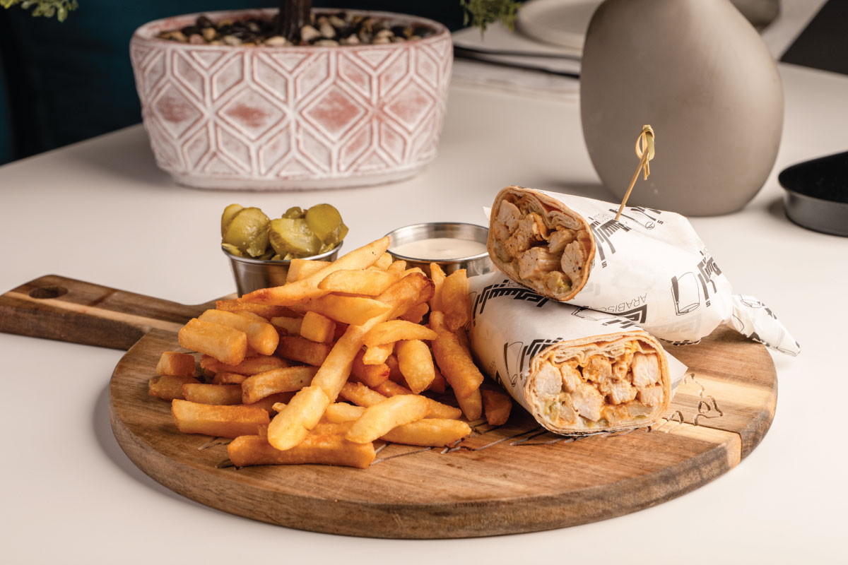 Chicken Shawarma Wrap at Arabisca
