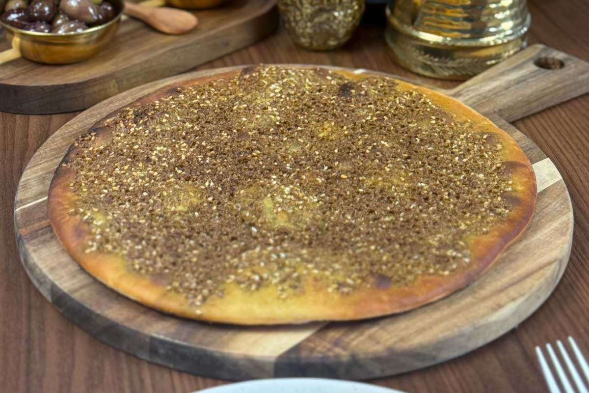 Zaatar Flatbread at Arabisca