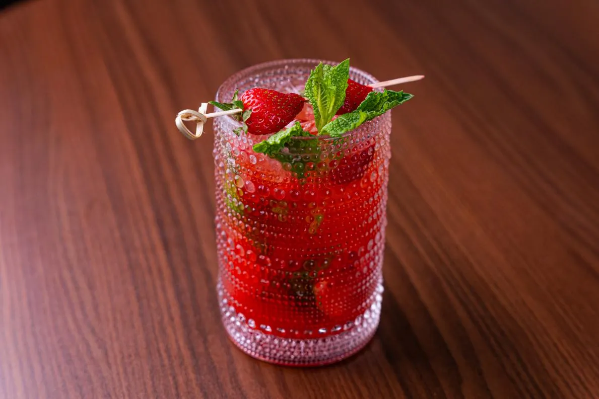 Strawberry Mojito at Arabisca