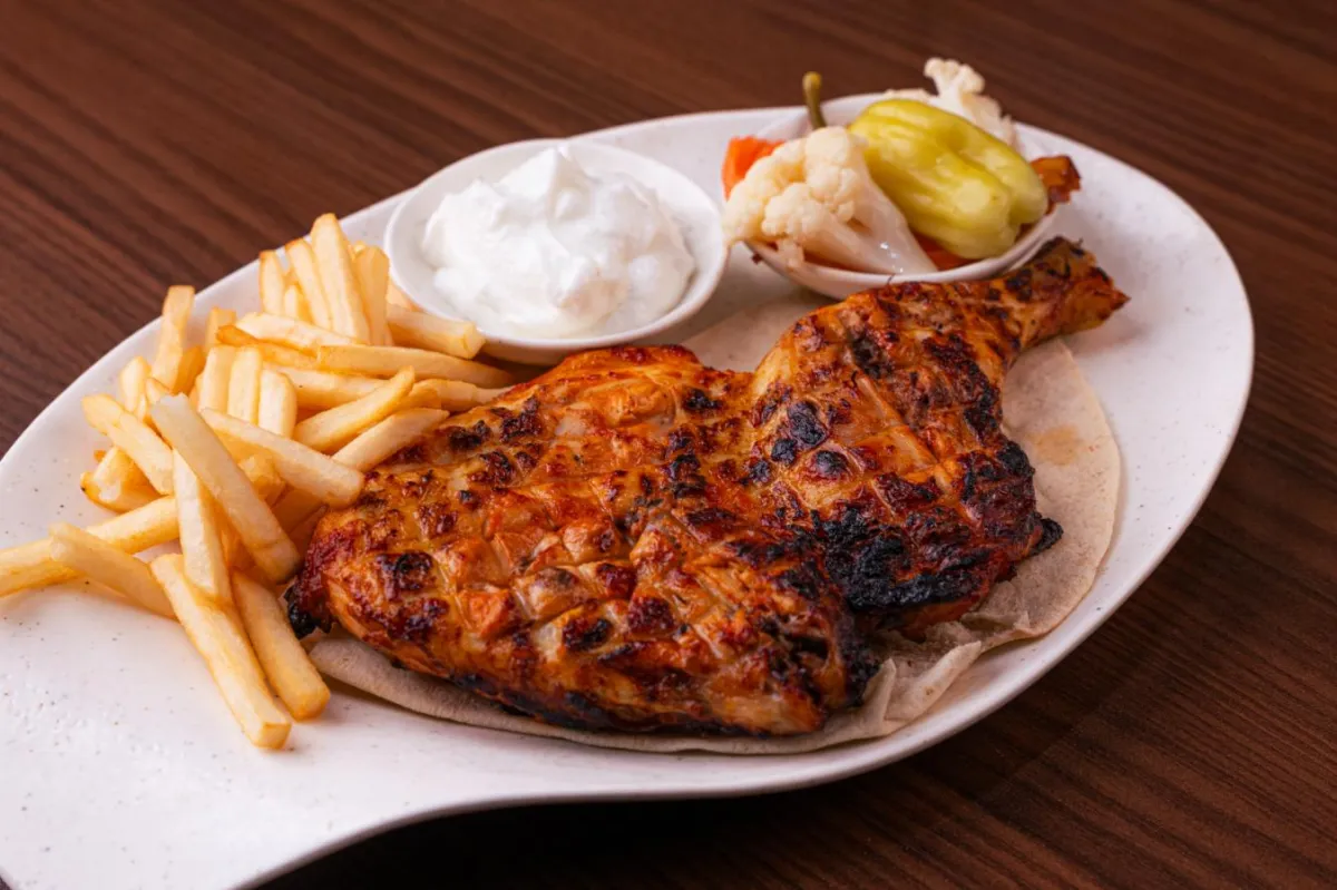 Half Grilled Chicken at Arabisca
