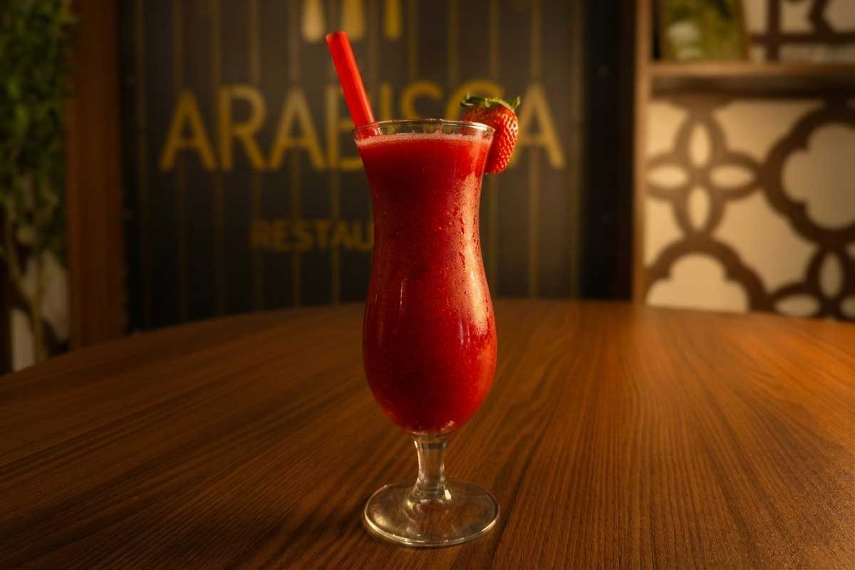 Fresh Strawberry Juice at Arabisca