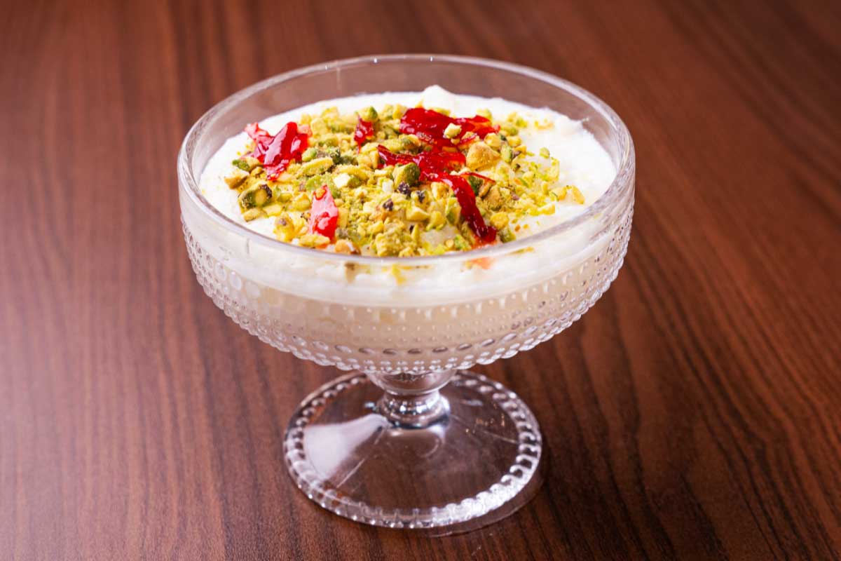 Rice Pudding at Arabisca